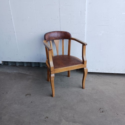 1950 oak desk chair - oak,