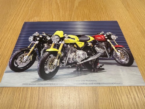 Norton commando sales sheet - sales,