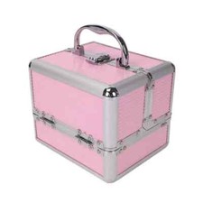 Aluminium Hard Make Up Travel Storage Box Cosmetic Beauty Vanity Case Organiser