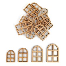 House Window MDF Craft Shapes
