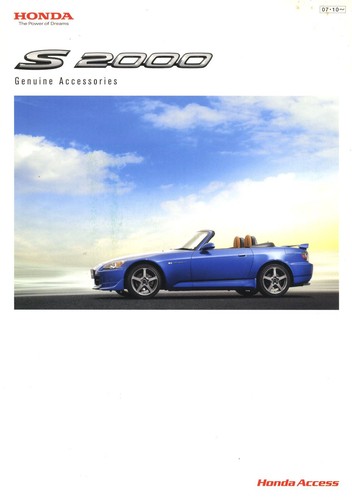 Catalog 2007 honda s2000 - honda,