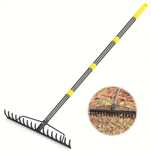 Heavy duty garden rake - [heavy-duty, rake]