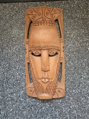 Tribal wooden face mask kenya - face,