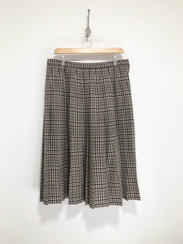 Dunedin tweed pleated skirt - pleated,