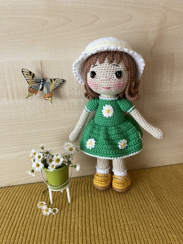 Crochet doll - crochet, (daisy