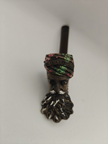 Antique french figural clay - french,