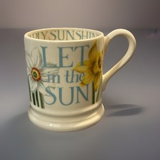 Emma Bridgewater Splashes Of Sunshine Daffodils Half Pint Mug New Rare Pattern
