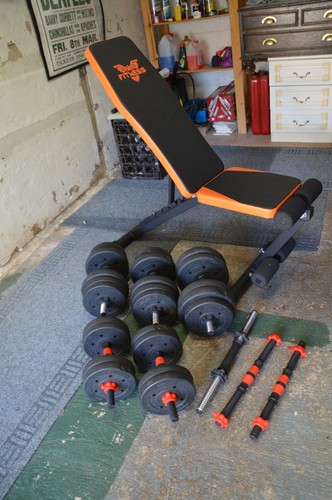 Weight training bench and - bench,