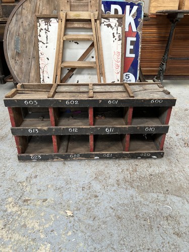 Vintage industrial pigeon hole - pigeon,