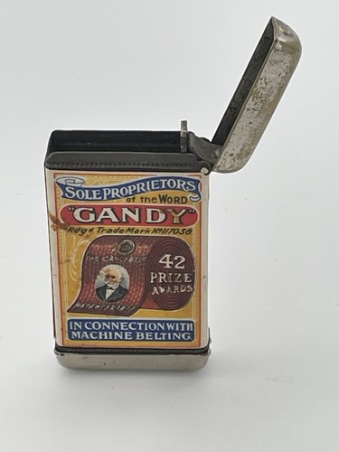 Vintage gandy belt - vintage, advertising