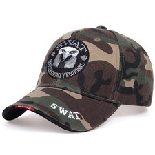 Mens SWAT Eagle Embroidery Tactical Baseball Caps Snapback Dad Hat Trucker Golf