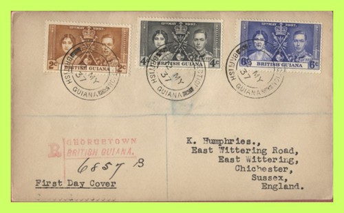 British guiana 1937 kgvi - british,