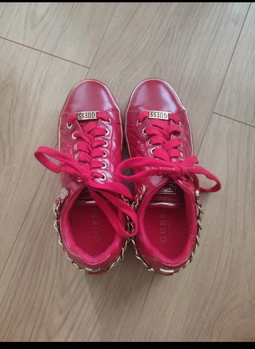 Red guess girls shoes - red, size