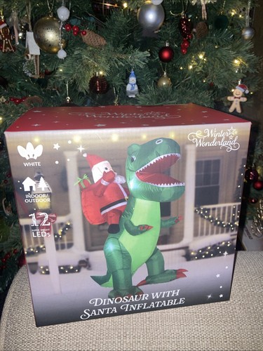 6ft inflatable dinosaur with - 6ft,