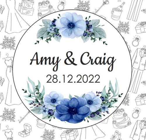 Personalised wedding - 70, x