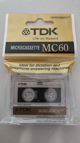 Tdk microcassette - mc-60,