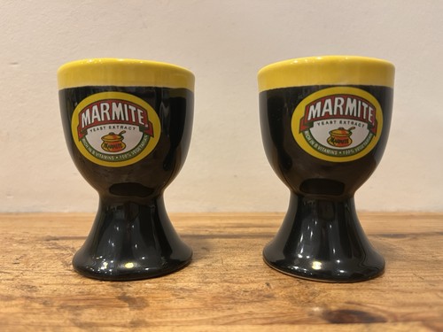 Two marmite egg cups rare - cups,