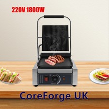 Commercial Panini Press Grill Electric Sandwich Maker Griddle Plate 8.46*8.46"