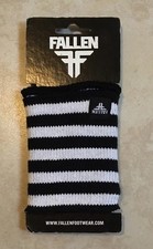 Vtg Fallen Shoes Wrist Bands Sweatband Zero Skateboards Punk Goth Emo Skate Y2K