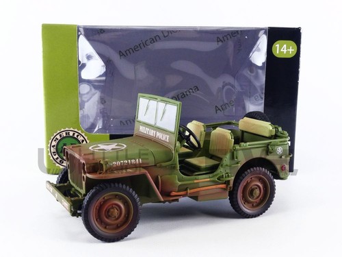American diorama jeep - -,