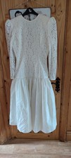 vintage ronald joyce wedding dress Size 14