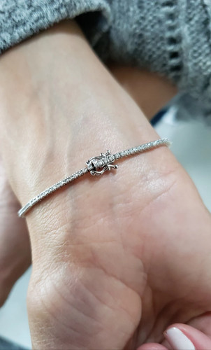 Round cut natural diamond - diamond, gift