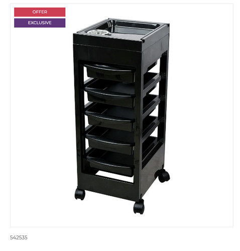 Salon compact trolley with - salon,