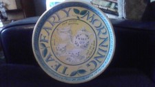 VINTAGE MATTHEW RICE 12" DIAMETER EARLY MORNING TEA TRAY.