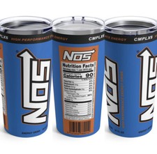 Nos Energy Drink Tumbler, Nos Energy 20oz Tumbler, NOS Cup, Nitrous Tumbler