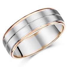 Men's Palladium and 9ct Rose