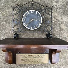 Vintage presentation clock 1958 Hammonds United Breweries Board Hill Sheffield.