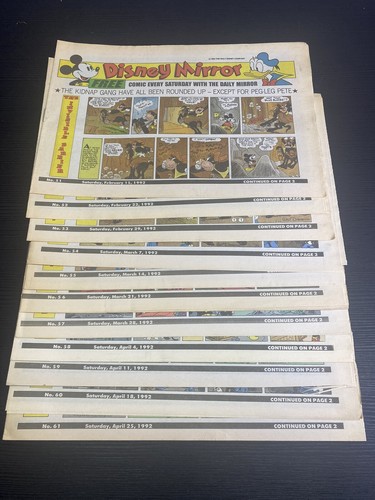 Vintage disney mirror comic - disney,