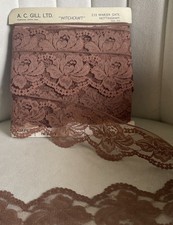 Vintage Brown Lace 10 Metres A
