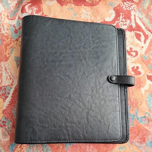 Vintage filofax kent black - kent,