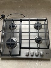 AEG HG654351SM 60cm Four Burner Gas Hob Stainless Steel