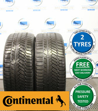 X2 PW 225/40R18 225 40 18 CONTINENTAL WINTER 92V XL M+S TYRES *7.6MM (189OC)