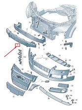 AUDI TT 8J Front Bumper Crash