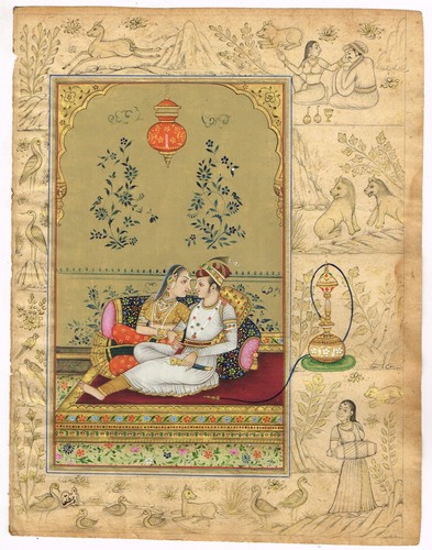 Mughal miniature painting - mughal,