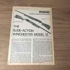 GUNS52 G. BOOTHROYD ARTICLE “THE SLIDE-ACTION WINCHESTER MODEL 12”