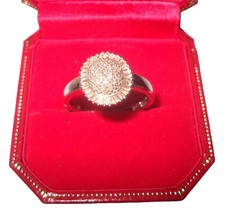 0.3ct Diamond Cluster Ring in