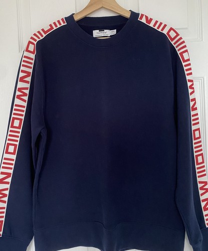 Topman mens navy blue - navy, pullover