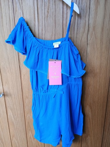 Girls blue pompom shorts - blue,