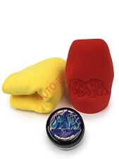 Dodo Juice Hard Car Wax, Carnauba Blue Velvet 30ml Kit - Cloth & Finger Mitt