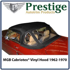 MGB Car Hood Hoods Soft Top Tops Roof Black Vinyl 1962-1970