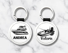 Custom Boat Keychain with Name