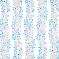 8M Sparkling Iridescent Holographic Christmas Tree Tinsel in White / Blue / Pink