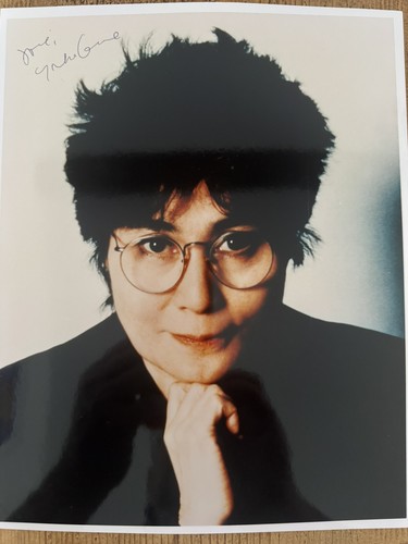 Yoko ono signed autographed - signed,