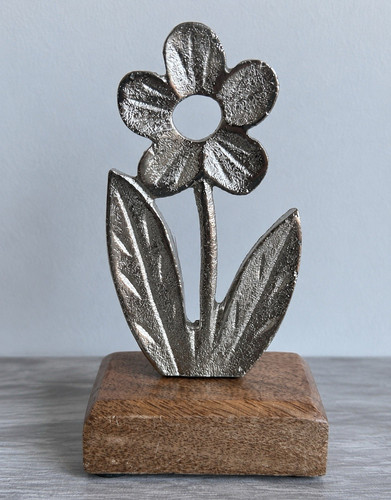 Metal wood flower - metal,