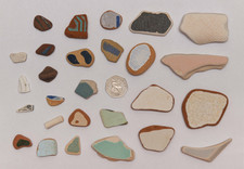 Sea Pottery 27 Pieces Genuine Beach Finds Crafting 