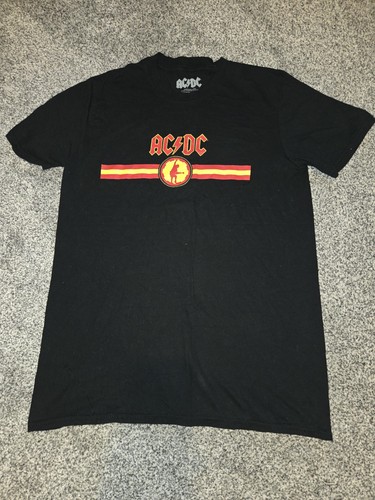 Acdc black band shirt size - black,